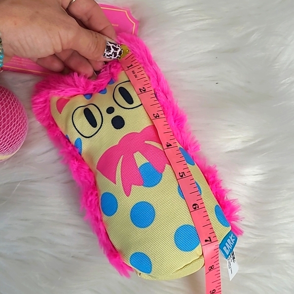 🆕️NWT BARK Purrfect Pitch Cat Bowling Pin Plush Toy & Tennis Ball Medium Dog - Picture 8 of 13
